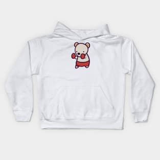 Polar Bear Boxer Kids Hoodie